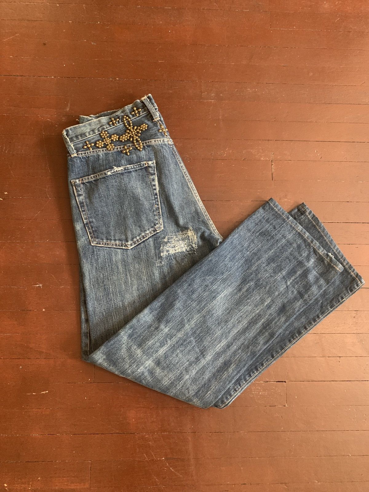 Kapital Kountry Kapital Kountry Selvage Studded Denim Size US 34 / EU 50 - 1 Thumbnail