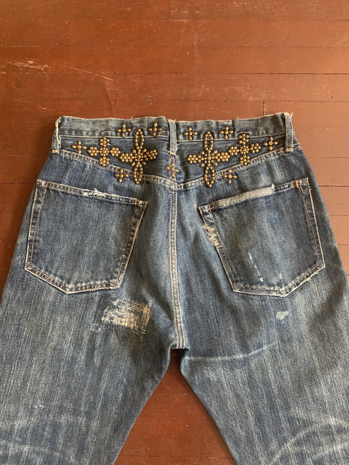 Kapital Kountry Kapital Kountry Selvage Studded Denim Size US 34 / EU 50 - 2 Thumbnail