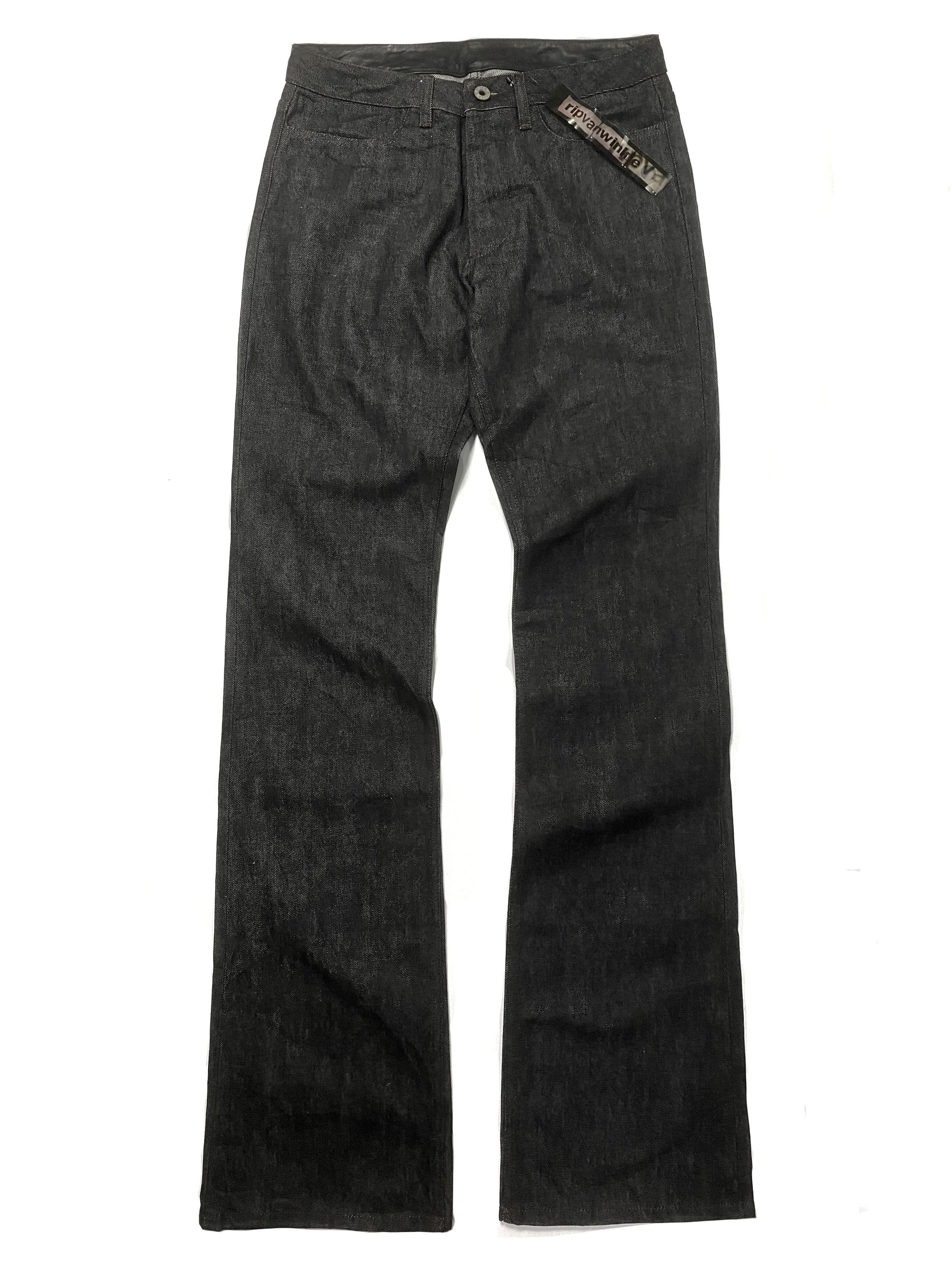 y2k ripvanwinkle long length rigid denim