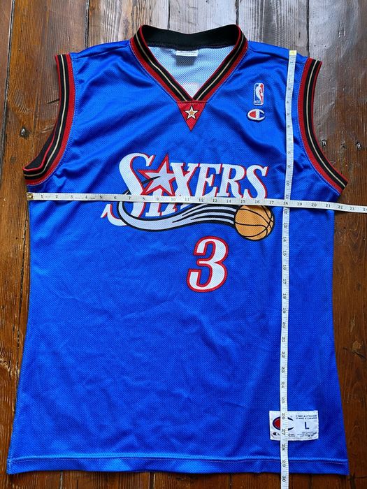 Vintage Iverson Philadelphia 76ers Throwback Swingman NBA Champion ...