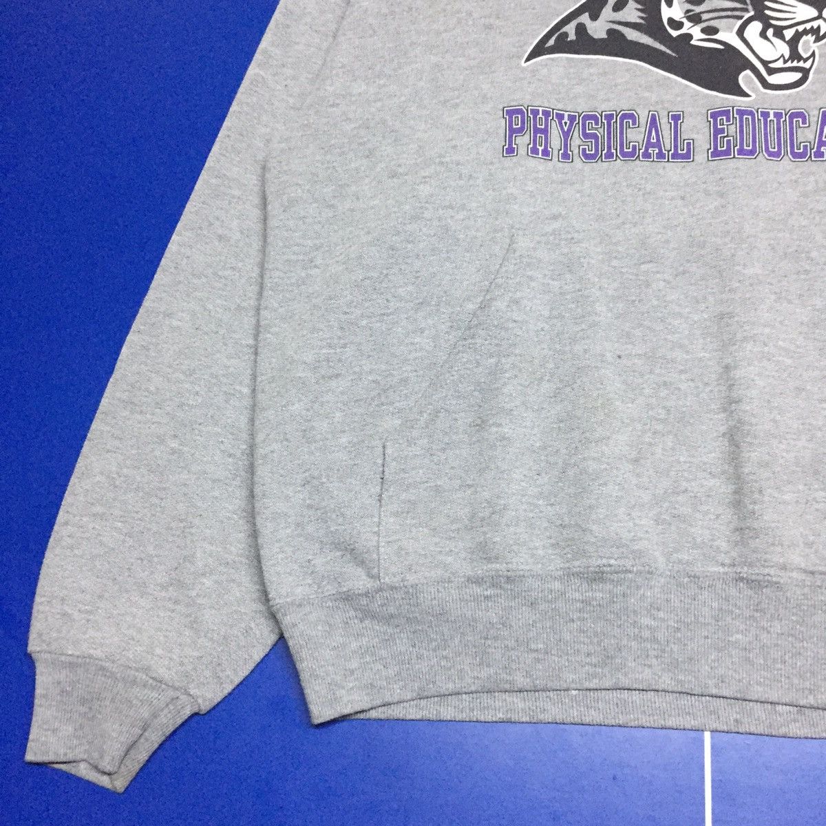 Jerzees × Vintage Vintage Jerzees Team Toby Johnson Hoodie Size US L / EU 52-54 / 3 - 3 Thumbnail