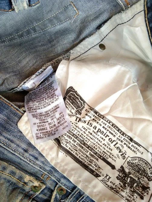 Levi's Vintage Levi's 501 Rusty Wash Straight Leg Distressed Jeans Size US 36 / EU 52 - 11 Thumbnail