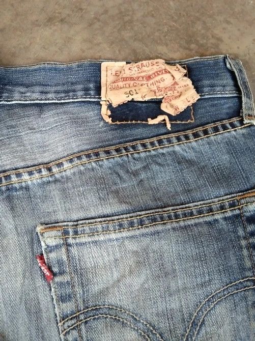 Levi's Vintage Levi's 501 Rusty Wash Straight Leg Distressed Jeans Size US 36 / EU 52 - 4 Thumbnail