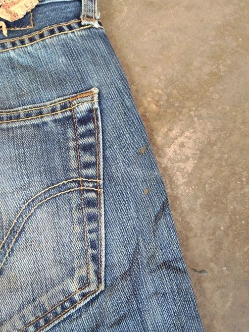 Levi's Vintage Levi's 501 Rusty Wash Straight Leg Distressed Jeans Size US 36 / EU 52 - 5 Thumbnail