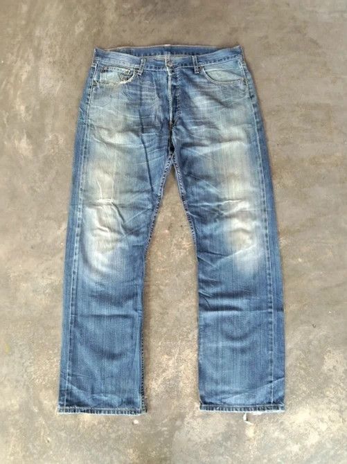 Levi's Vintage Levi's 501 Rusty Wash Straight Leg Distressed Jeans Size US 36 / EU 52 - 1 Thumbnail