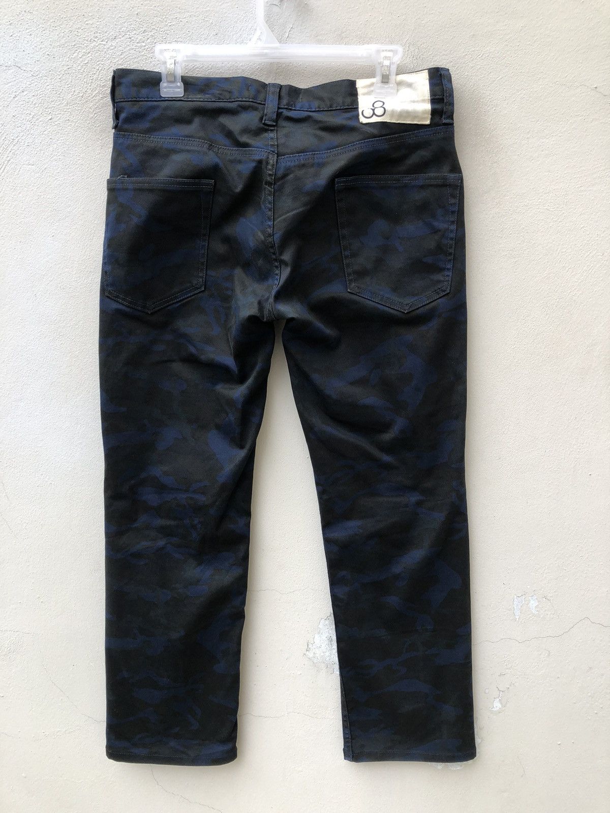 Johnbull Vintage Johnbull Japan Stretch Waxed Camo Cropped Jeans Size US 31 - 15 Thumbnail