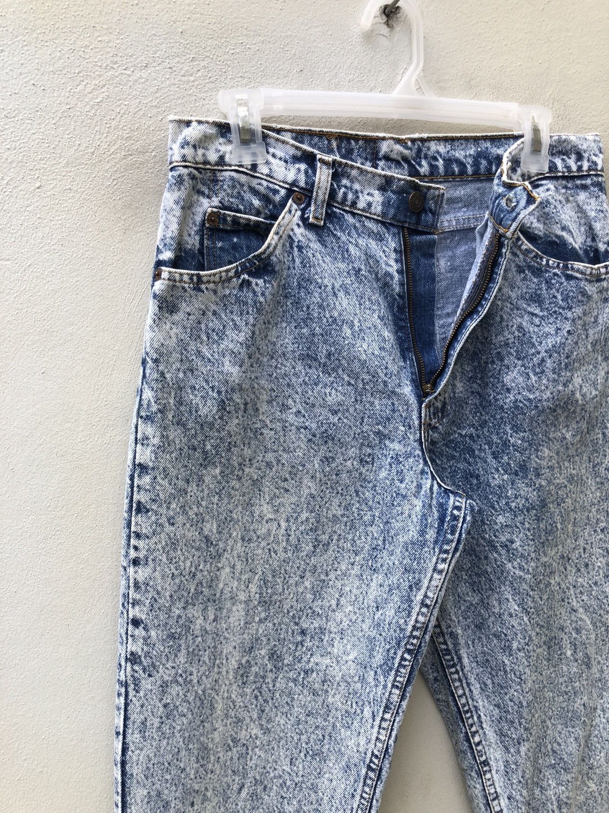 Levi's Vintage Late 80s Levi’s 550 Orange Tab Acid Wash Denim Jeans Size US 31 - 6 Thumbnail