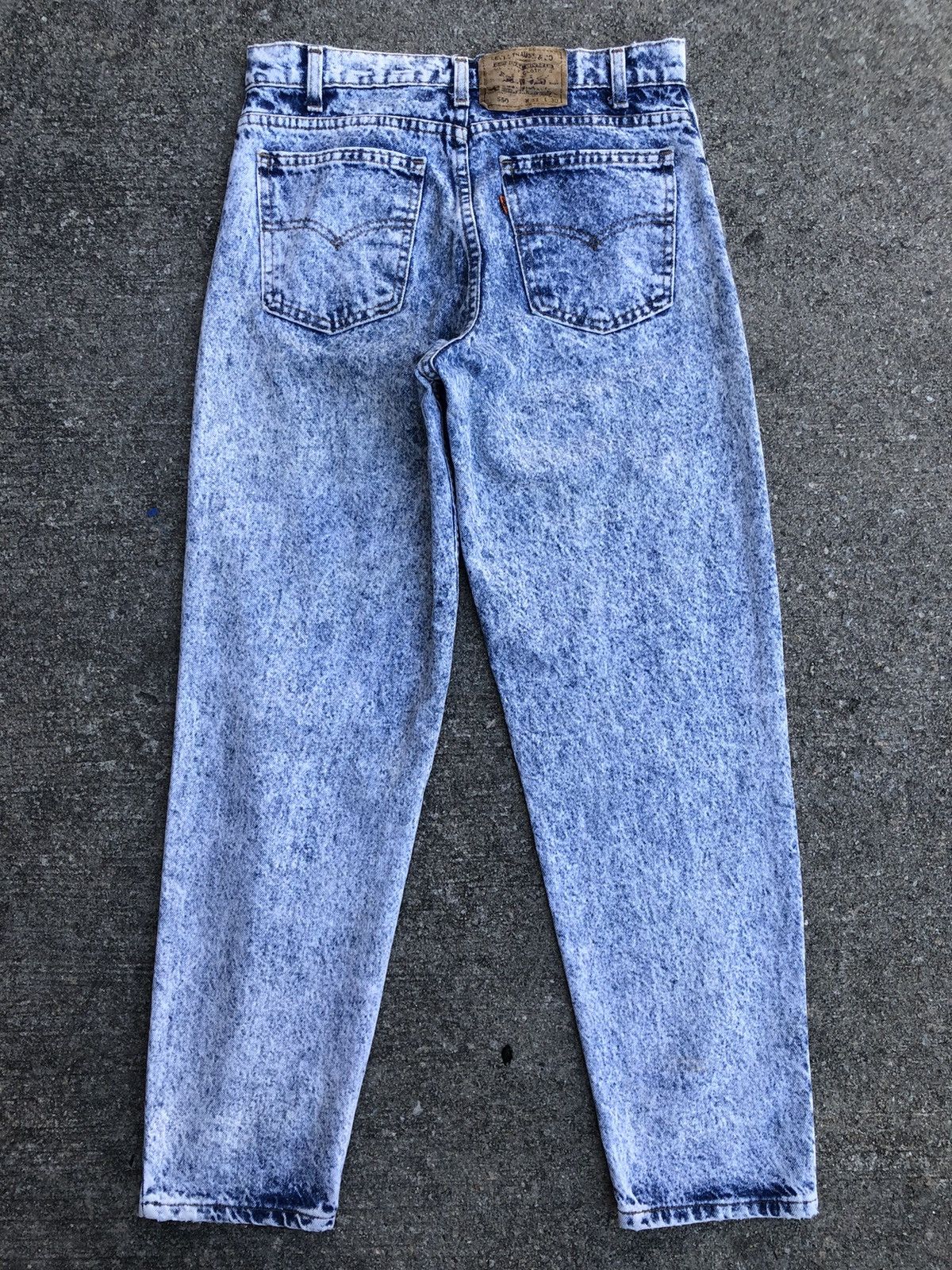 Levi's Vintage Late 80s Levi’s 550 Orange Tab Acid Wash Denim Jeans Size US 31 - 2 Thumbnail