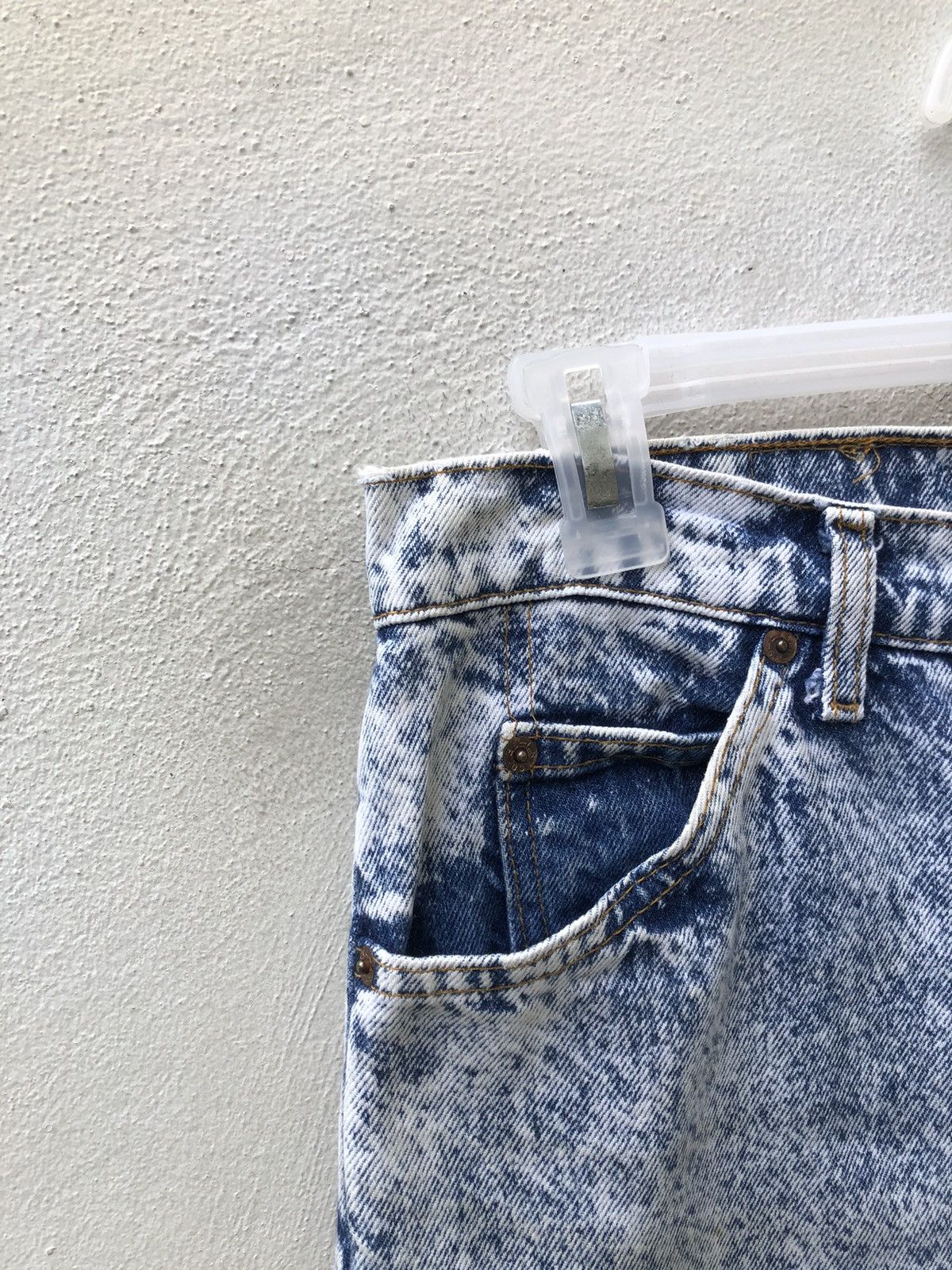 Levi's Vintage Late 80s Levi’s 550 Orange Tab Acid Wash Denim Jeans Size US 31 - 4 Thumbnail