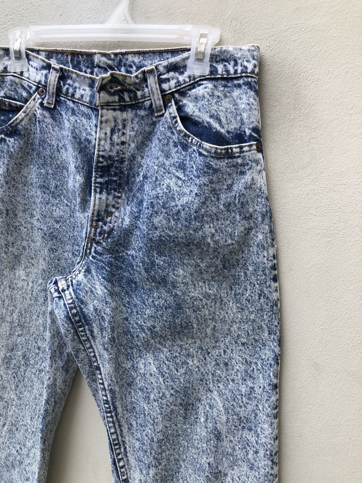 Levi's Vintage Late 80s Levi’s 550 Orange Tab Acid Wash Denim Jeans Size US 31 - 9 Thumbnail