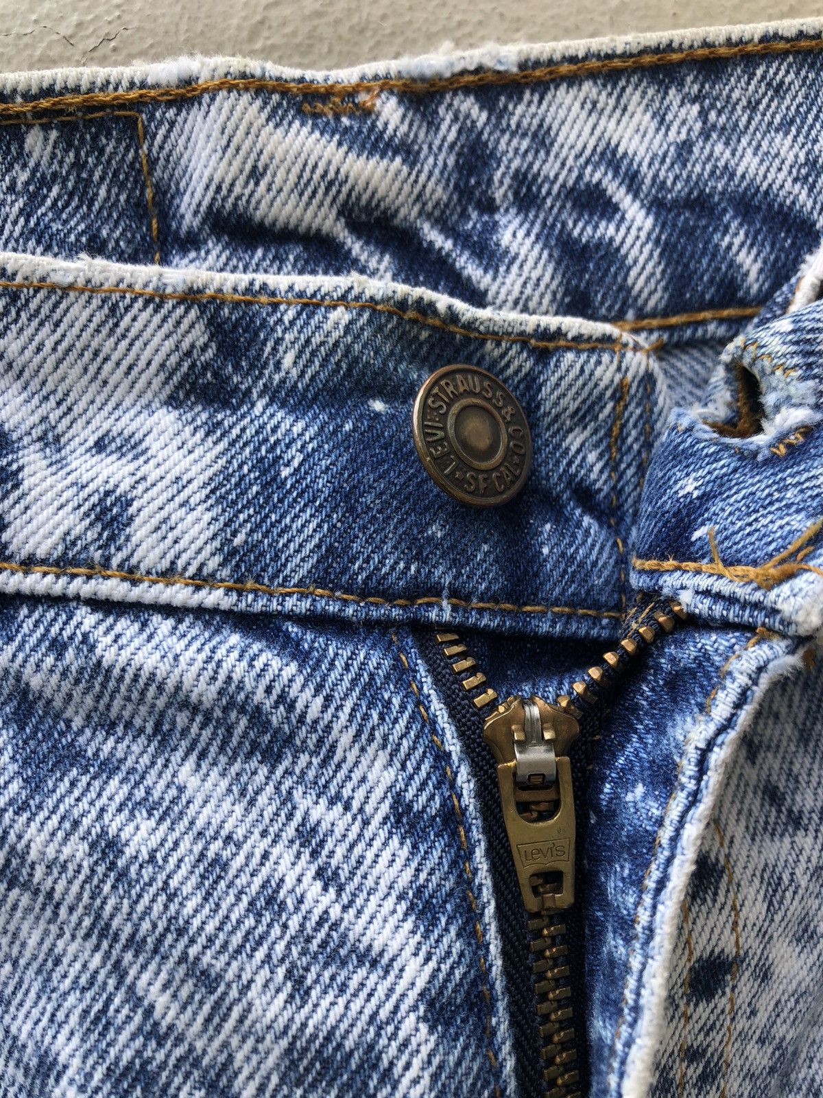 Levi's Vintage Late 80s Levi’s 550 Orange Tab Acid Wash Denim Jeans Size US 31 - 5 Thumbnail