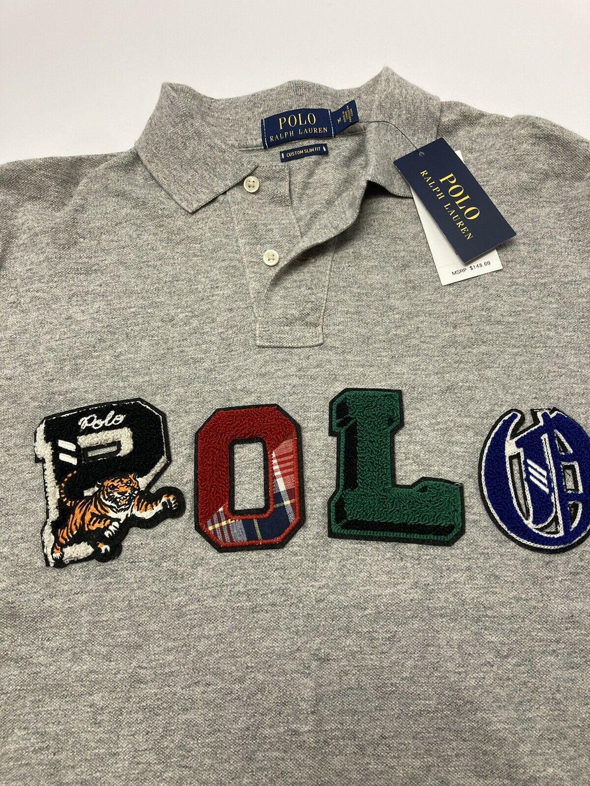 Polo Ralph Lauren Polo Ralph Lauren Yale Mesh Custom Slim Fit Polo Shirt Size US XL / EU 56 / 4 - 2 Thumbnail