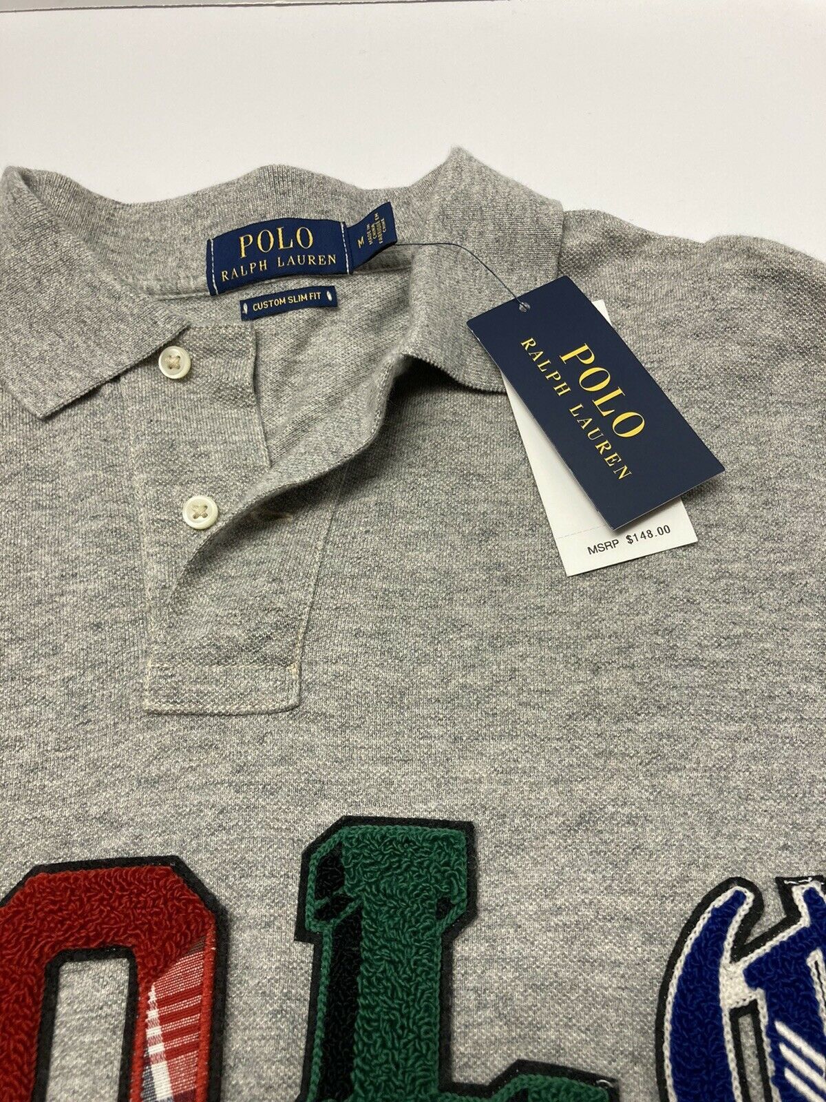 Polo Ralph Lauren Polo Ralph Lauren Yale Mesh Custom Slim Fit Polo Shirt Size US XL / EU 56 / 4 - 4 Thumbnail
