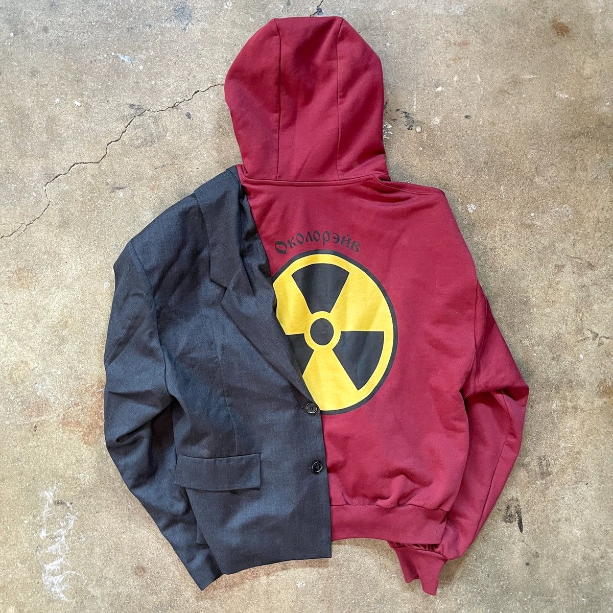 Gosha Rubchinskiy SS18 Gosha Hybrid Hoodie Grailed