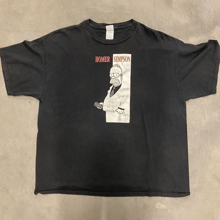 Vintage Homer Simpson Scarface T-Shirt | Grailed