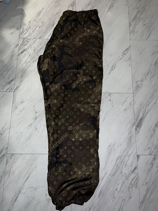 Supreme Louis Vuitton Supreme Monogram Track Pants Grailed