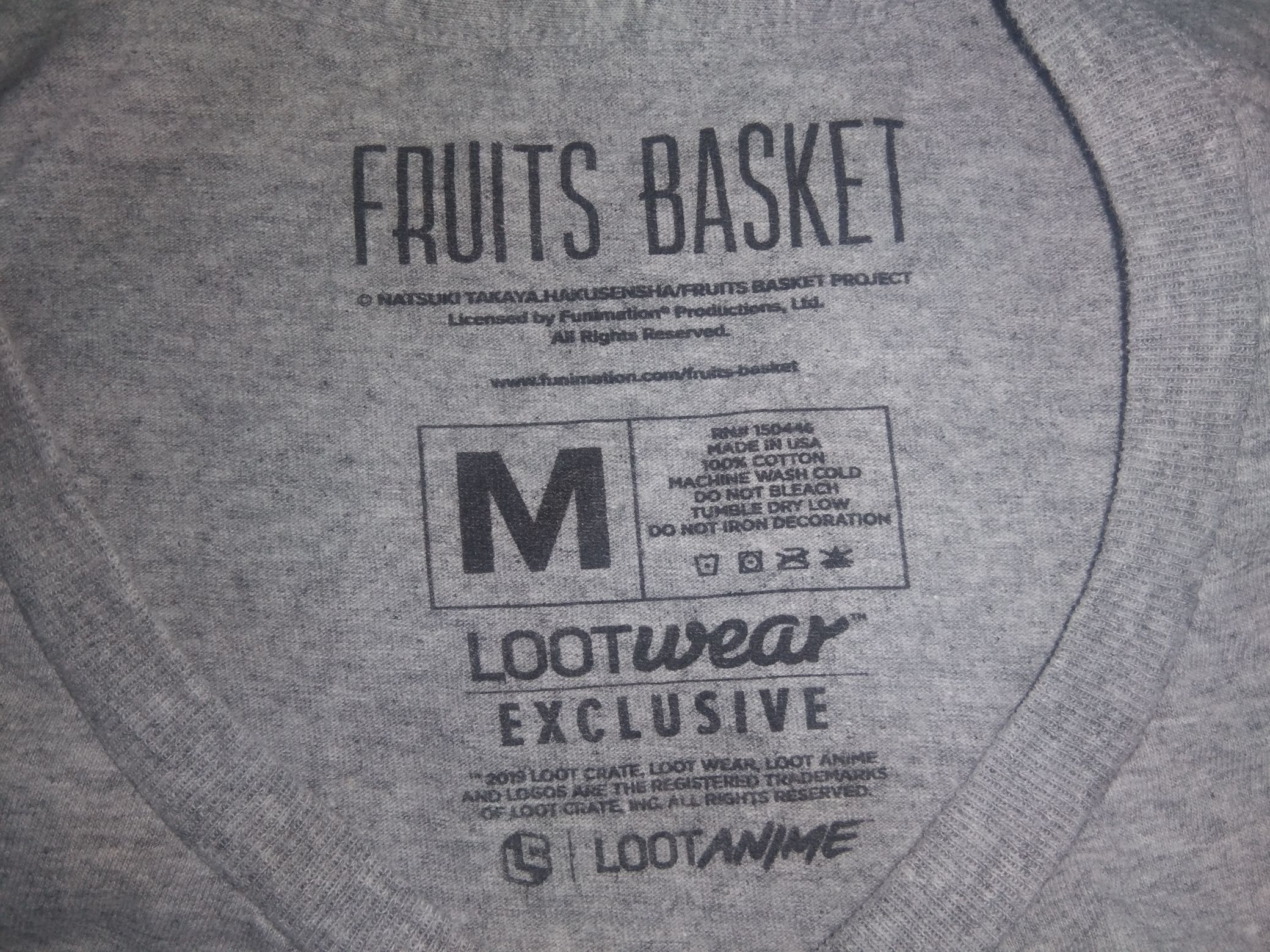 Cartoon Network Fruit Basket tshirt Tohru Honda anime girl Size US L / EU 52-54 / 3 - 3 Thumbnail