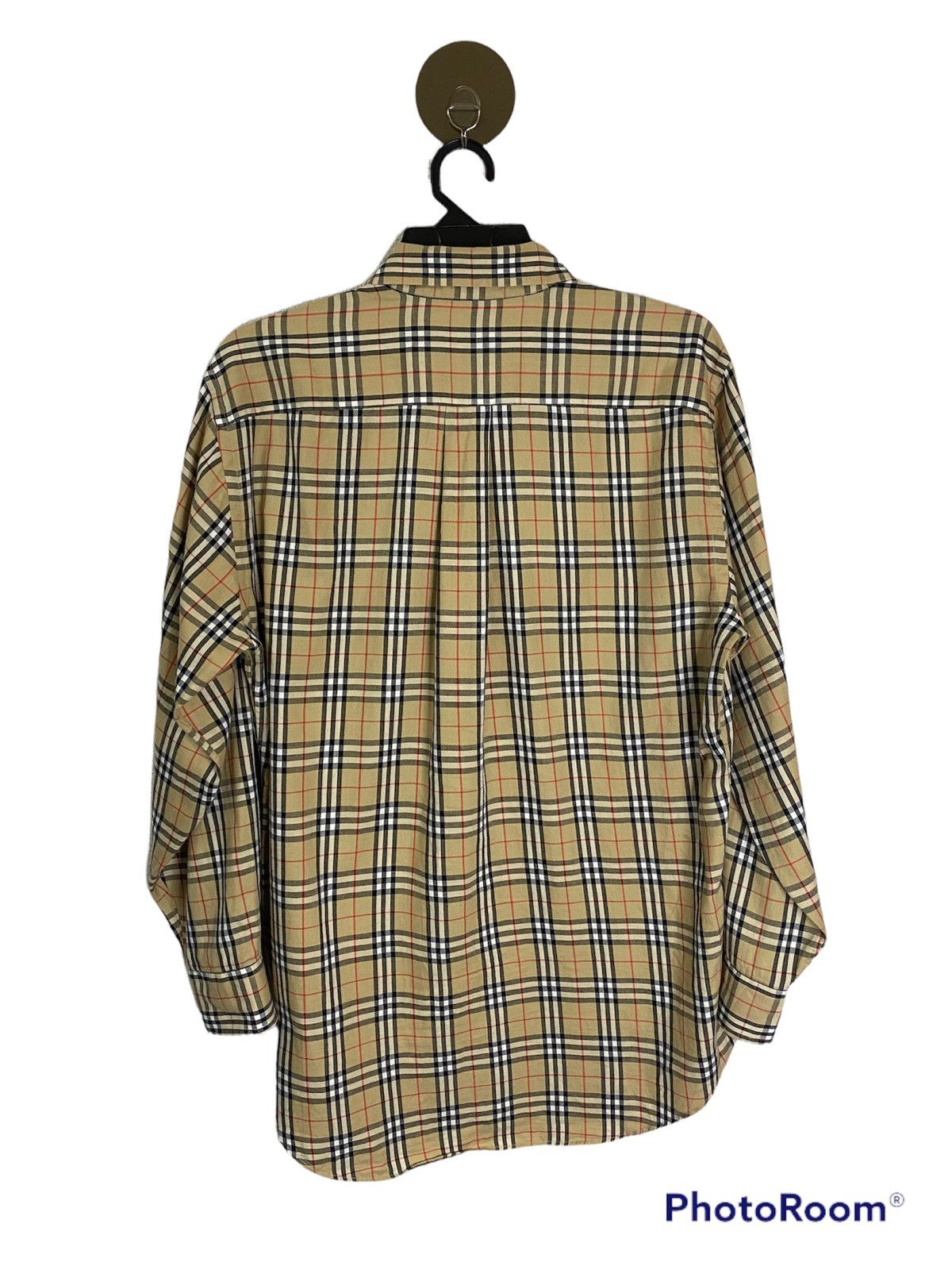 Burberry × Vintage Vintage Burberrys Nova Check Shirt Size US L / EU 52-54 / 3 - 2 Thumbnail