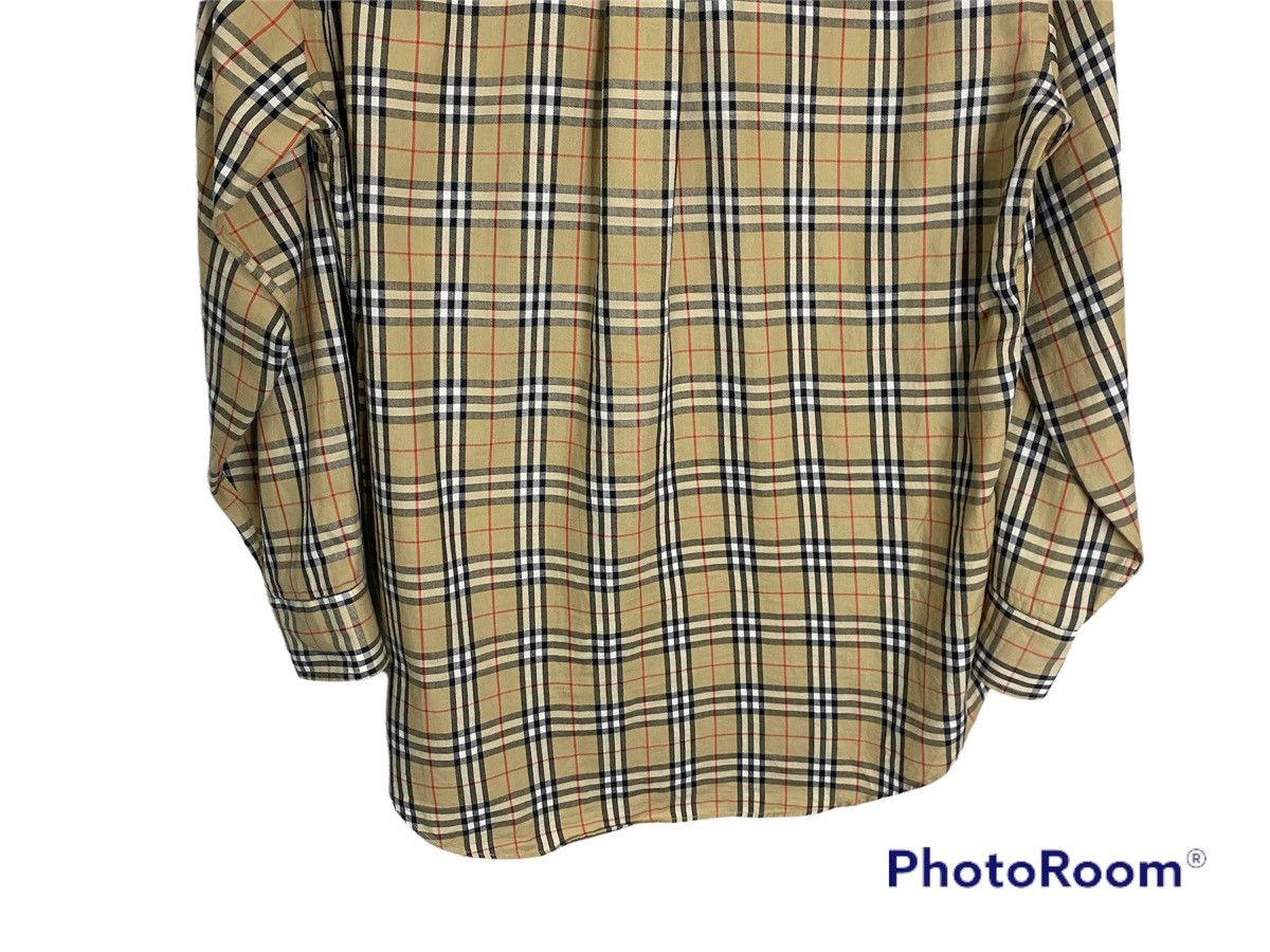 Burberry × Vintage Vintage Burberrys Nova Check Shirt Size US L / EU 52-54 / 3 - 6 Thumbnail
