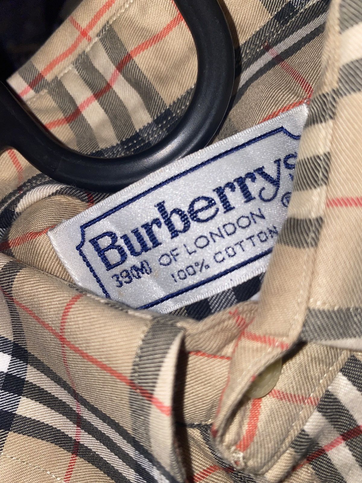Burberry × Vintage Vintage Burberrys Nova Check Shirt Size US L / EU 52-54 / 3 - 7 Thumbnail
