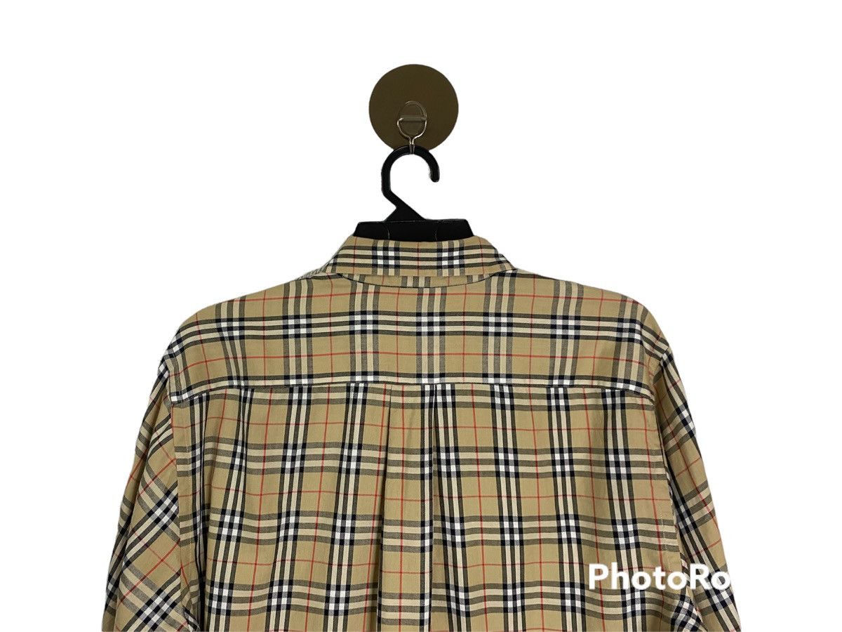 Burberry × Vintage Vintage Burberrys Nova Check Shirt Size US L / EU 52-54 / 3 - 5 Thumbnail