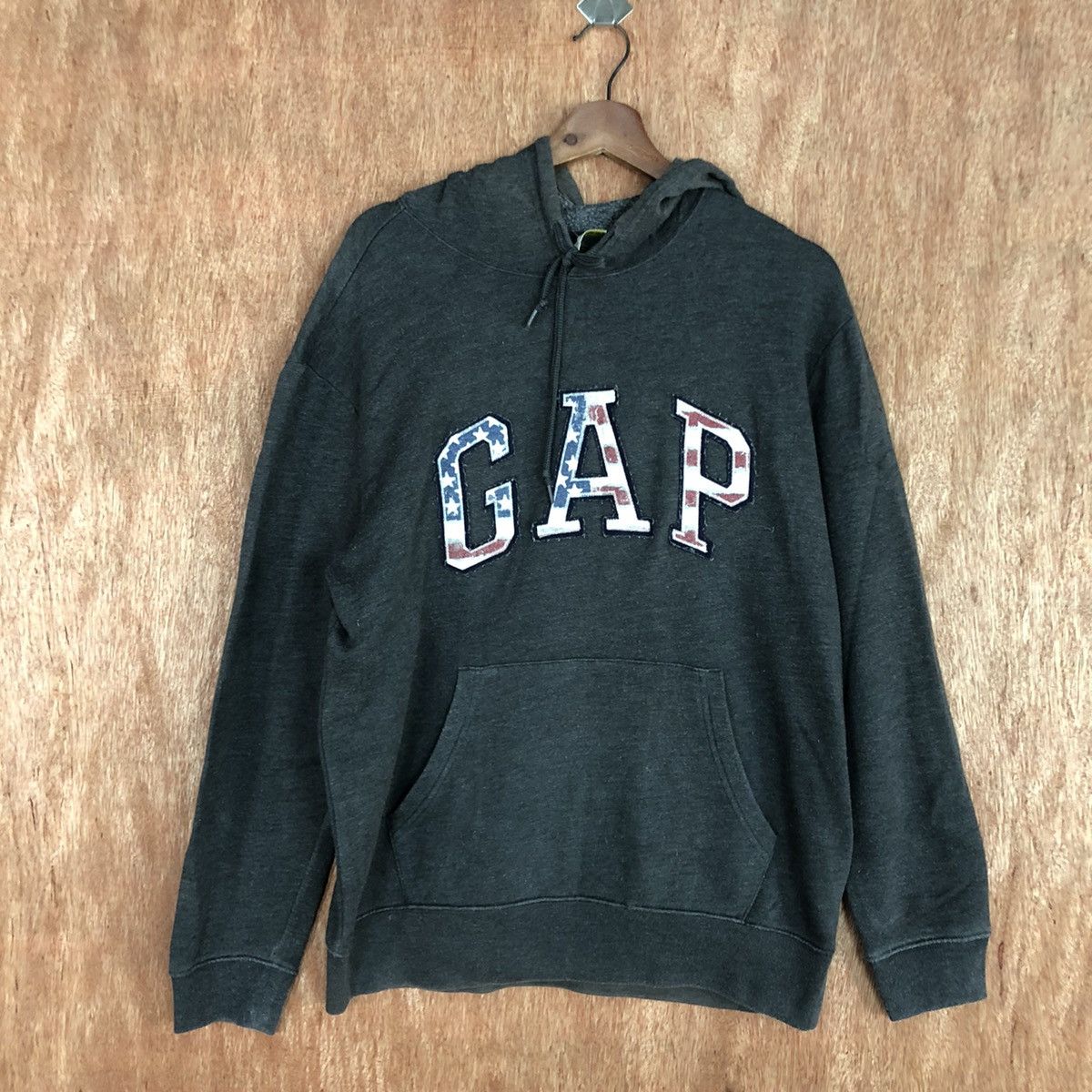 Gap DL Gap Dark Grey Big Logo Sweater like kenye west #1684 Size US M / EU 48-50 / 2 - 3 Thumbnail