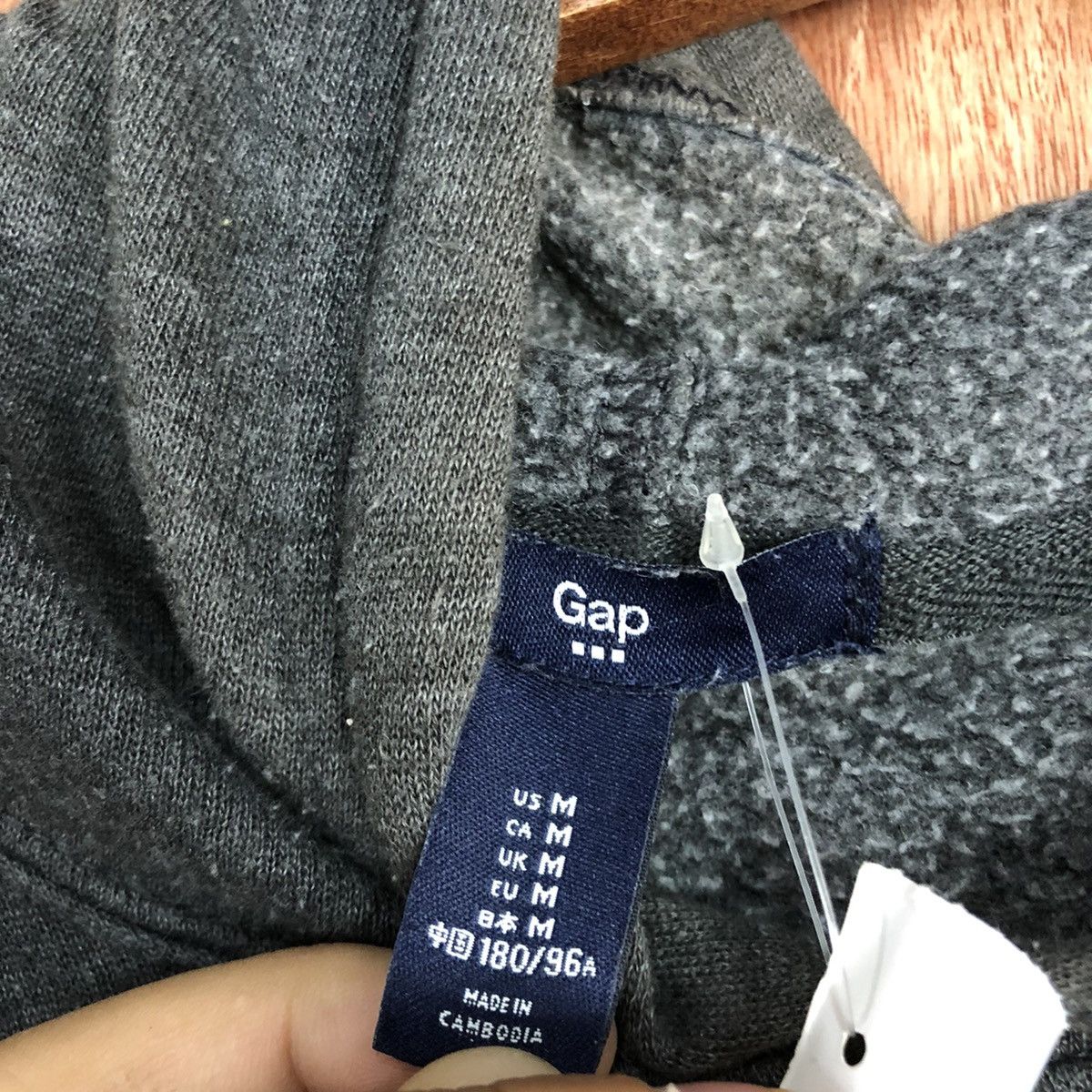 Gap DL Gap Dark Grey Big Logo Sweater like kenye west #1684 Size US M / EU 48-50 / 2 - 11 Thumbnail