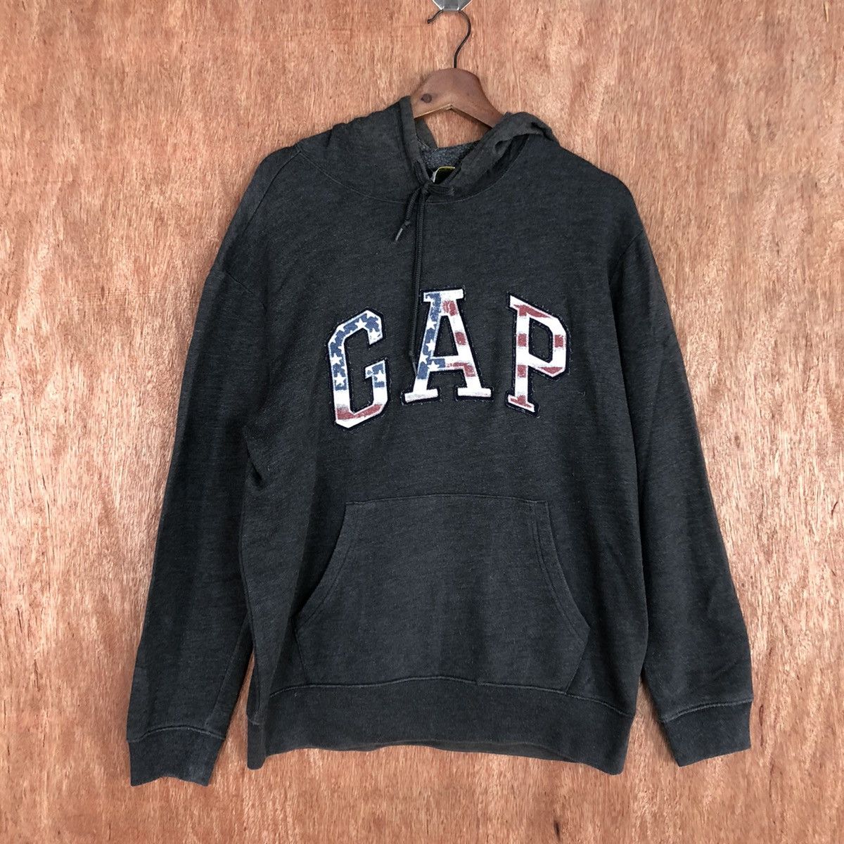 Gap DL Gap Dark Grey Big Logo Sweater like kenye west #1684 Size US M / EU 48-50 / 2 - 1 Thumbnail