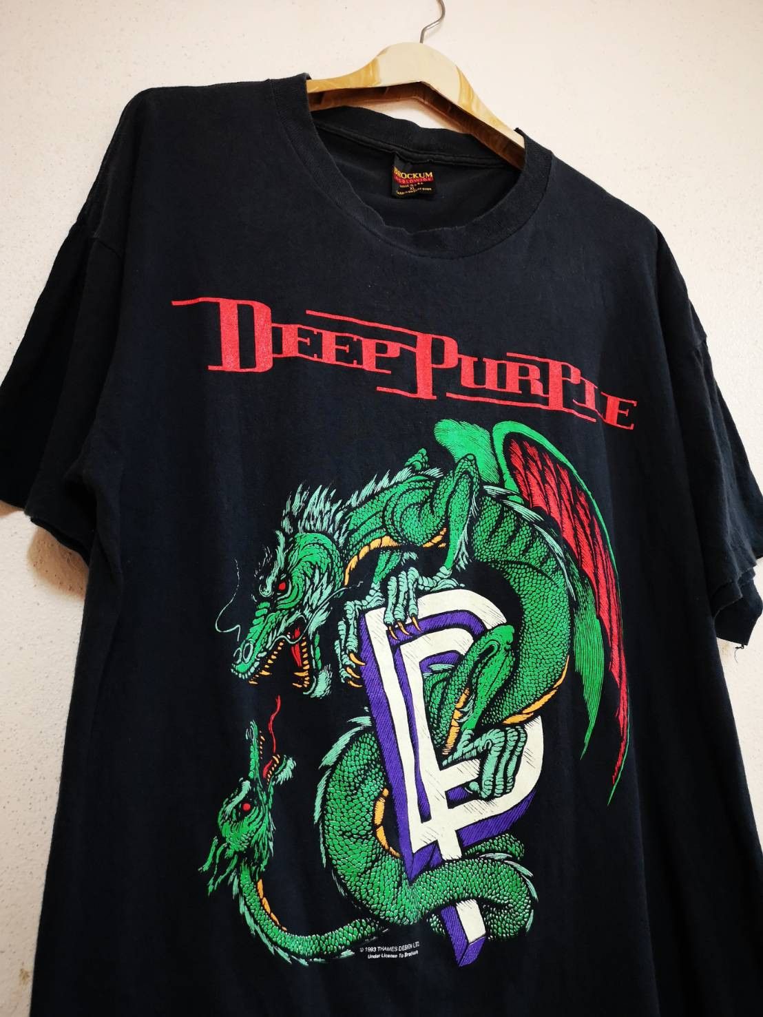 Tour Tee Vintage Deep Purple Tshirt Tour 90's | Grailed