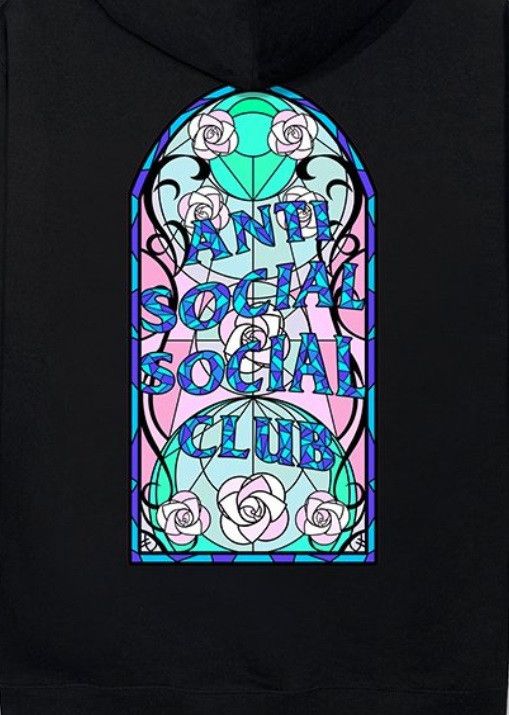 Anti Social Social Club × Members Only DS Weekly exclusive ASSC Love Stain Black Hoodie BAPE KITH Size US XXL / EU 58 / 5 - 3 Thumbnail