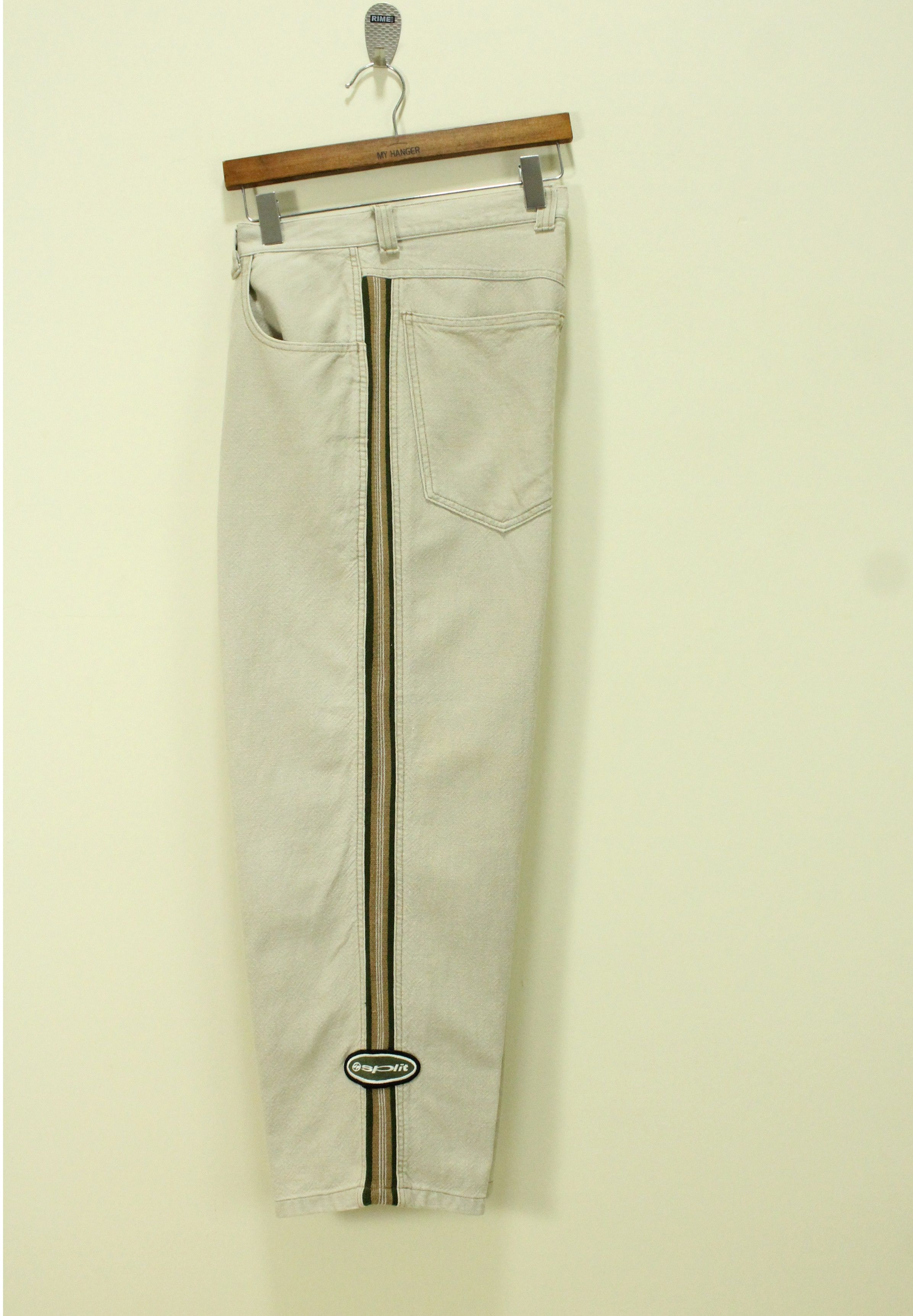 Vintage Vintage 90s SPLIT SKATEBOARDS Pants Stussy Supreme JNCO Size US 30 / EU 46 - 1 Thumbnail