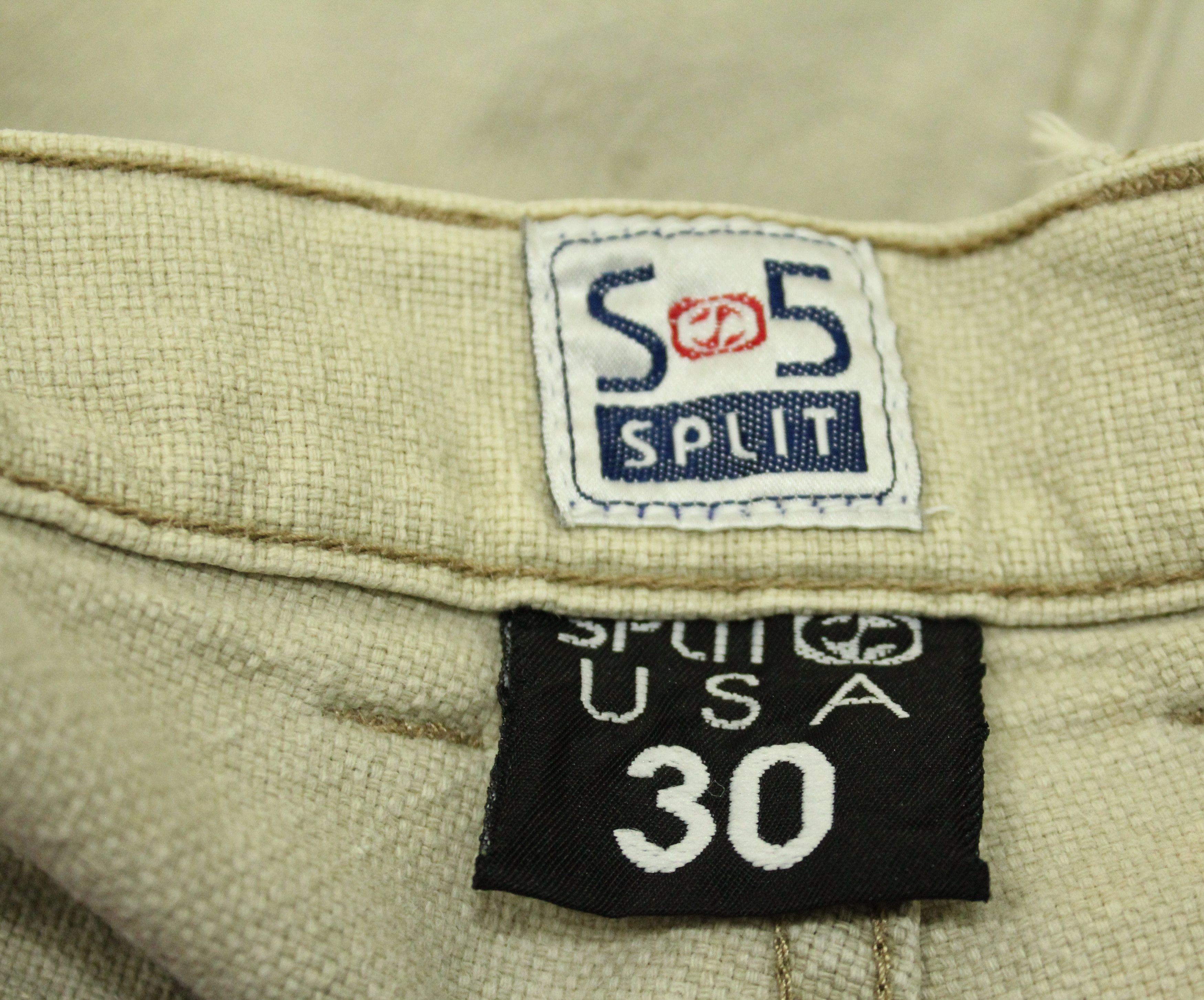 Vintage Vintage 90s SPLIT SKATEBOARDS Pants Stussy Supreme JNCO Size US 30 / EU 46 - 17 Thumbnail