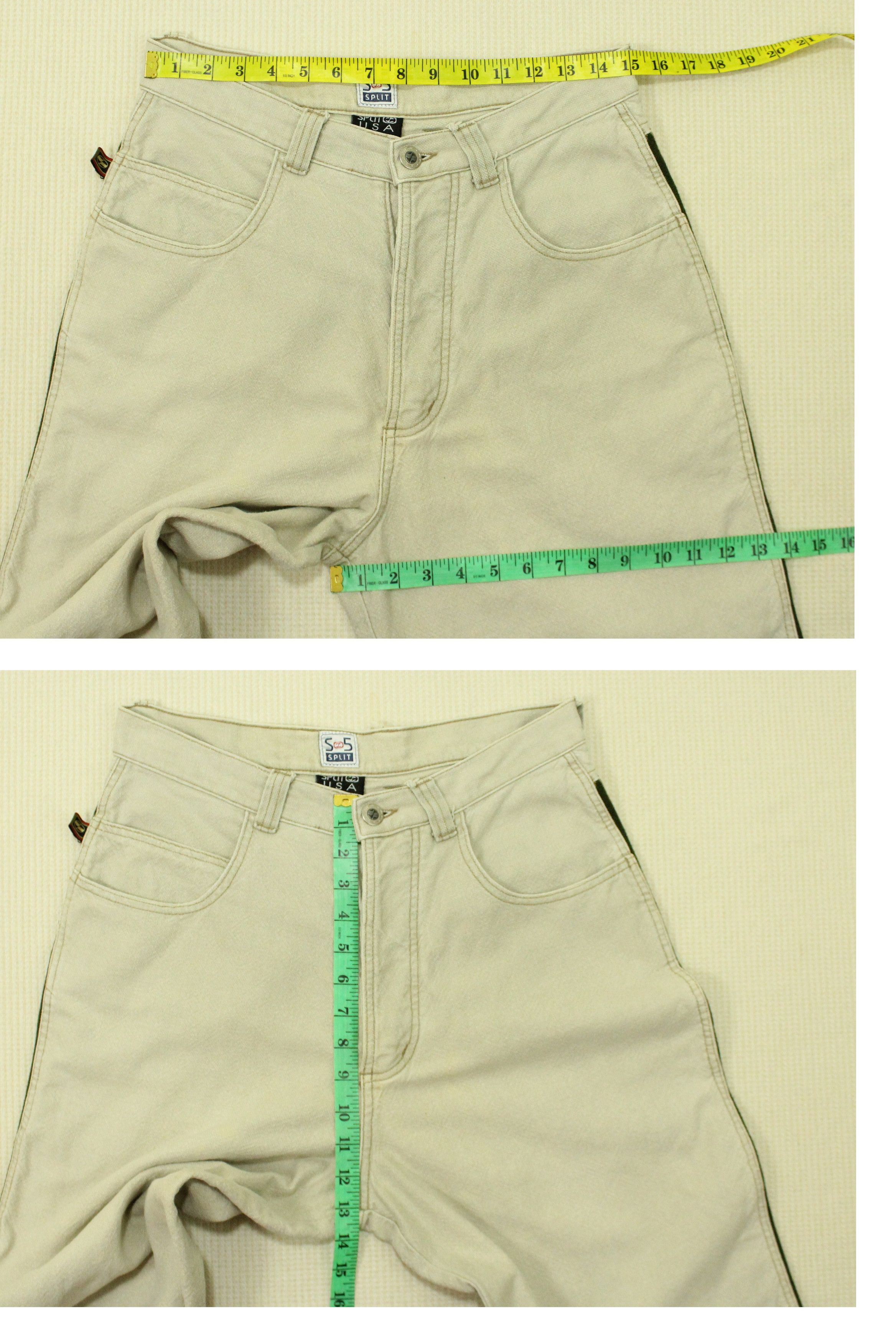 Vintage Vintage 90s SPLIT SKATEBOARDS Pants Stussy Supreme JNCO Size US 30 / EU 46 - 20 Thumbnail