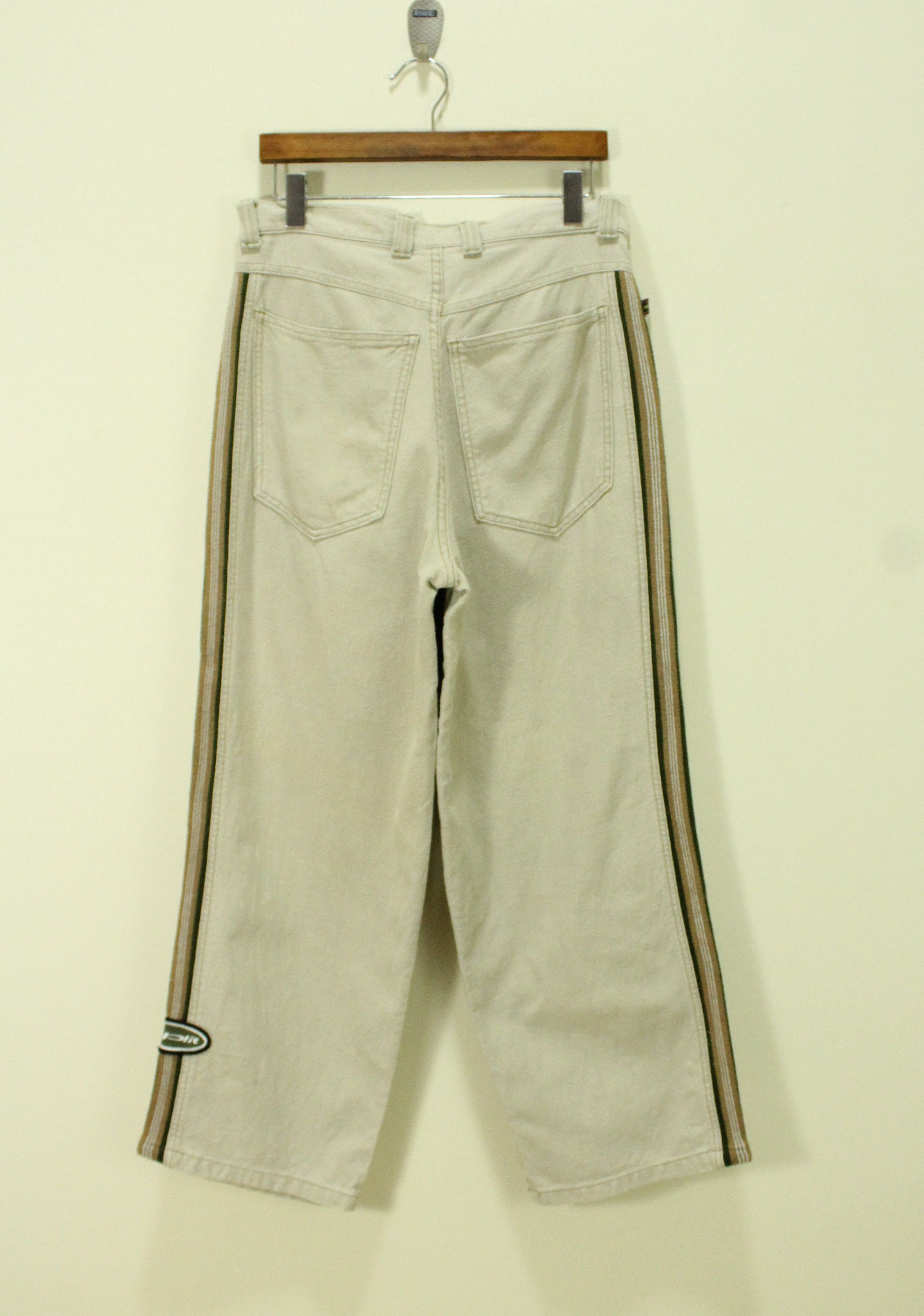 Vintage Vintage 90s SPLIT SKATEBOARDS Pants Stussy Supreme JNCO Size US 30 / EU 46 - 3 Thumbnail