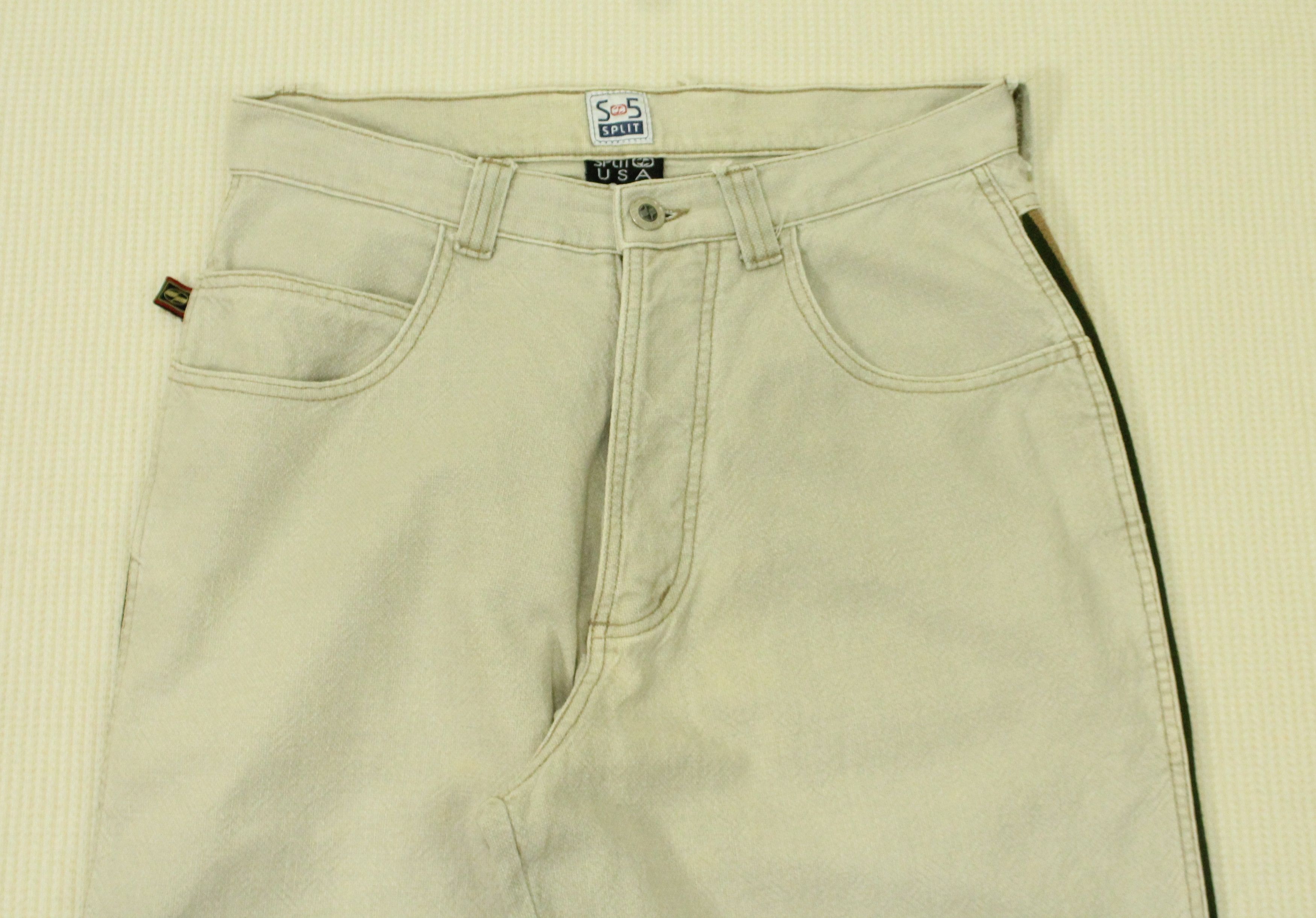 Vintage Vintage 90s SPLIT SKATEBOARDS Pants Stussy Supreme JNCO Size US 30 / EU 46 - 5 Thumbnail