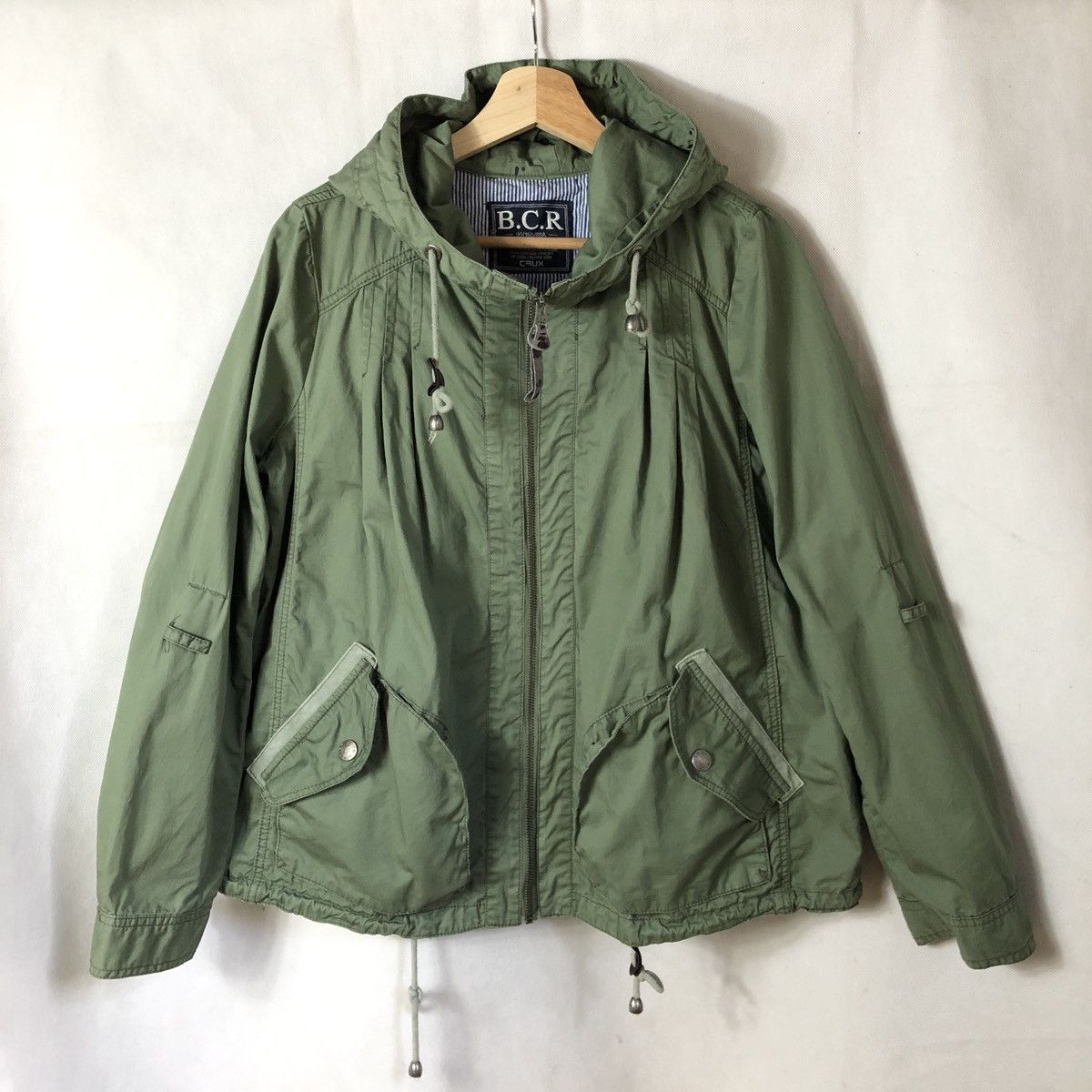 Japanese Brand BCR Parachute Cargo Gas Mask Hoodie Zipper Jacket Size US S / EU 44-46 / 1 - 1 Thumbnail