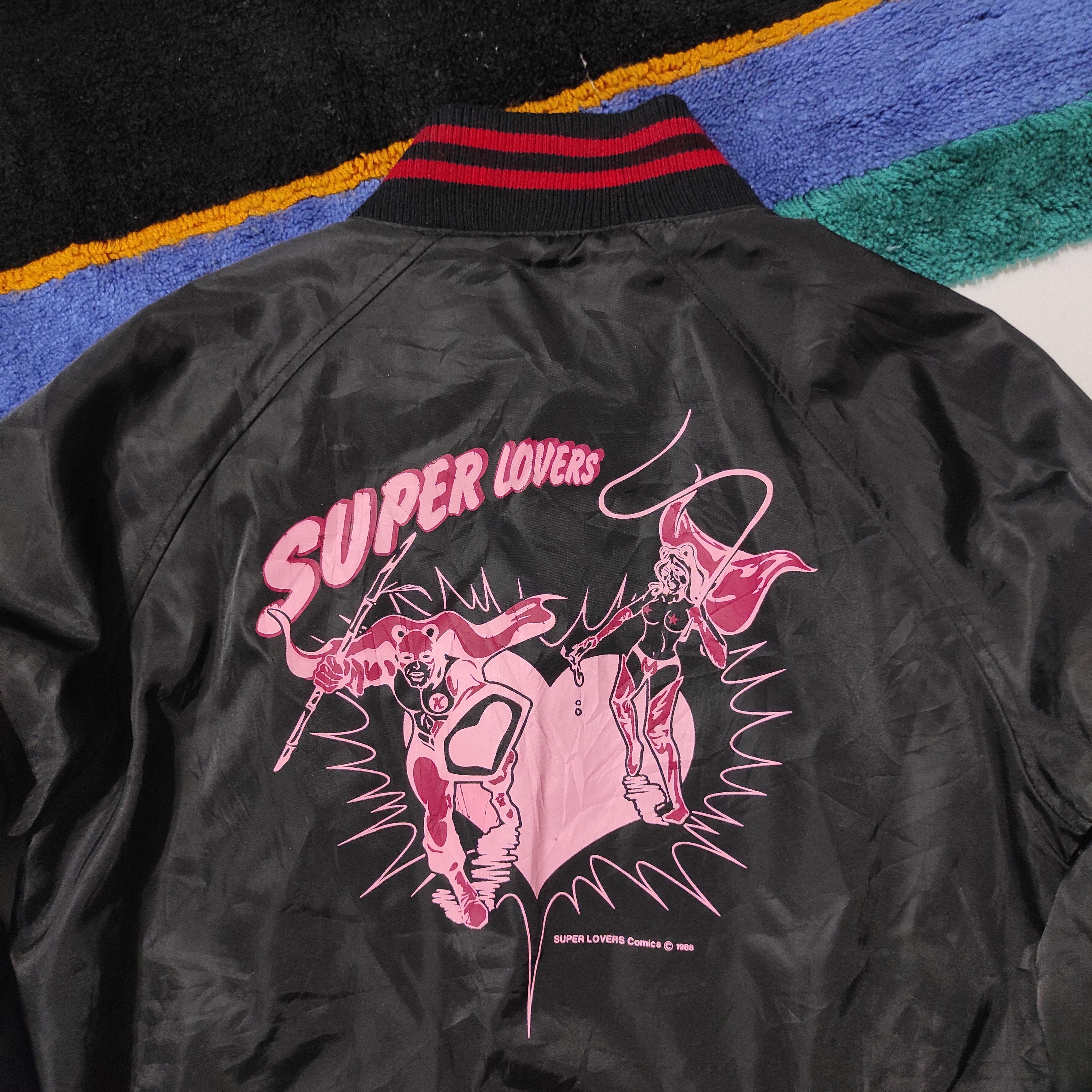 Hysteric Glamour Japan Brand Super Lovers Varsity Jacket Size US M / EU 48-50 / 2 - 2 Thumbnail