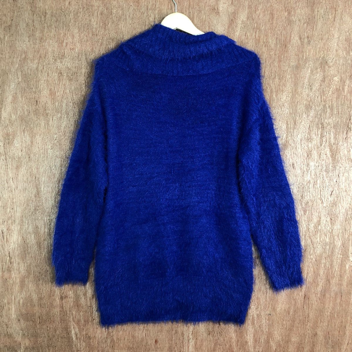 Homespun Knitwear × Japanese Brand Khalita Blue Mohair Turtle Neck Knitwear #347 Size US L / EU 52-54 / 3 - 8 Thumbnail