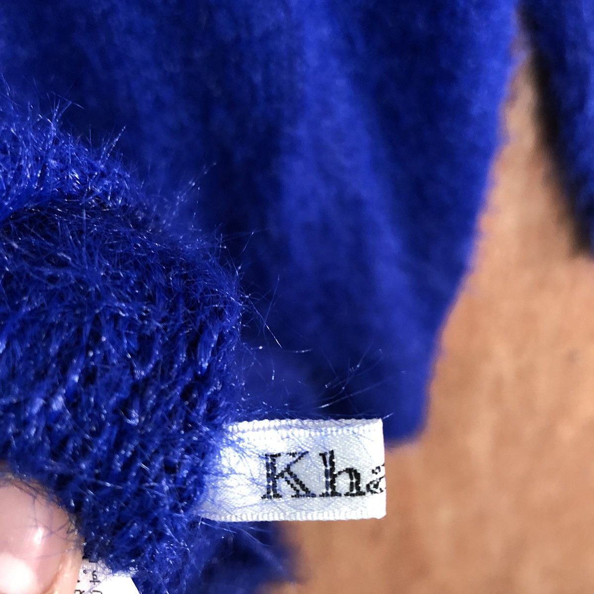 Homespun Knitwear × Japanese Brand Khalita Blue Mohair Turtle Neck Knitwear #347 Size US L / EU 52-54 / 3 - 10 Thumbnail