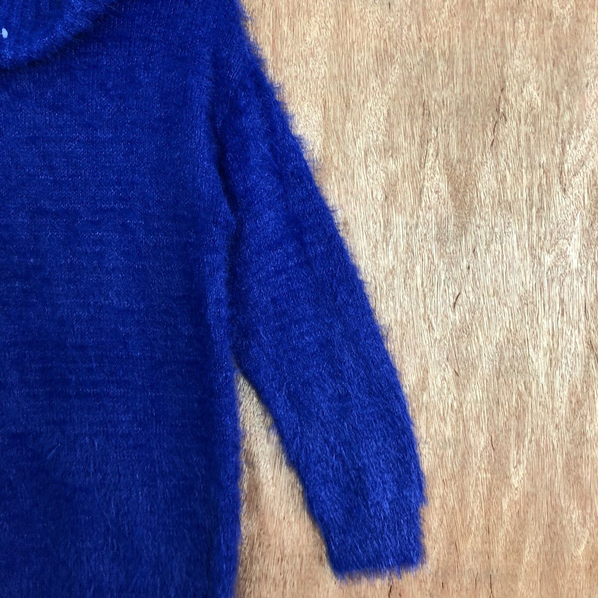 Homespun Knitwear × Japanese Brand Khalita Blue Mohair Turtle Neck Knitwear #347 Size US L / EU 52-54 / 3 - 5 Thumbnail