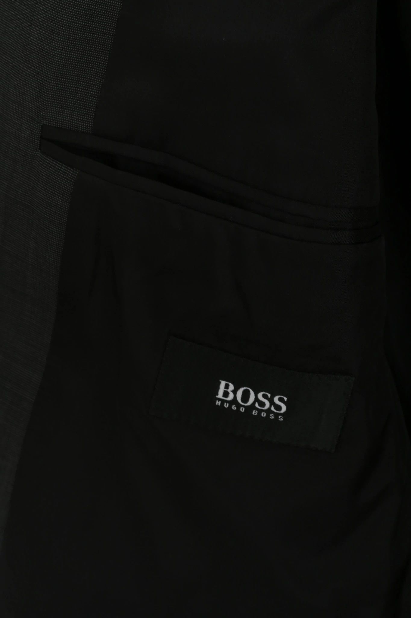 Hugo Boss Hugo Boss Men 25 40 Blazer Charcoal Virgin Da Vinci 6634 Size 40R - 5 Thumbnail