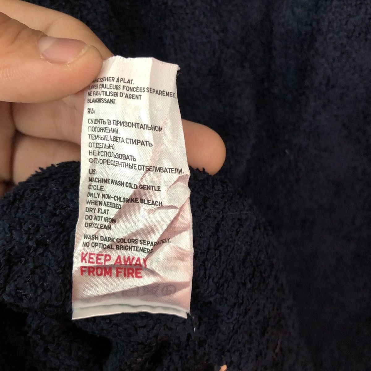 Homespun Knitwear × Japanese Brand Japanese Dark Blue knitwear Sweater hoodies Size US M / EU 48-50 / 2 - 10 Thumbnail