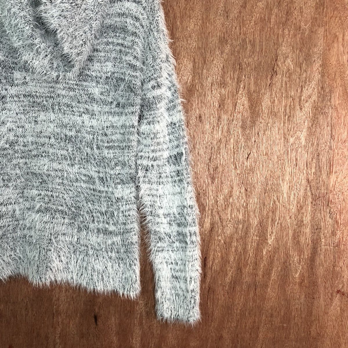 Homespun Knitwear Raf Raf White Black Mohair Turtle Neck Knitwear Size US M / EU 48-50 / 2 - 4 Thumbnail