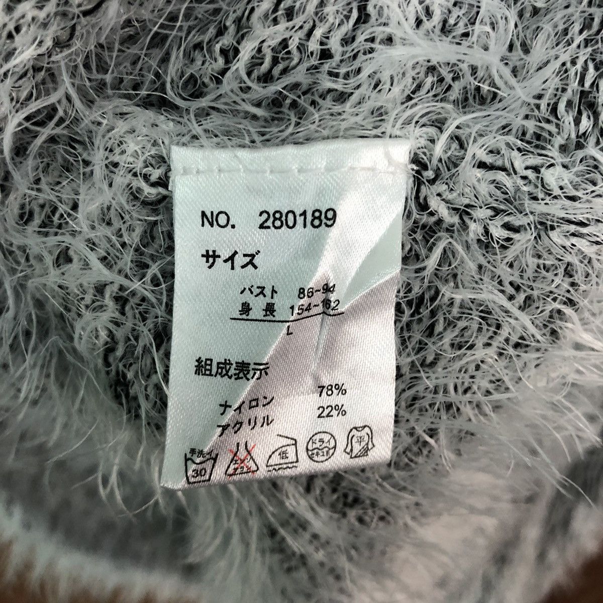 Homespun Knitwear Raf Raf White Black Mohair Turtle Neck Knitwear Size US M / EU 48-50 / 2 - 10 Thumbnail