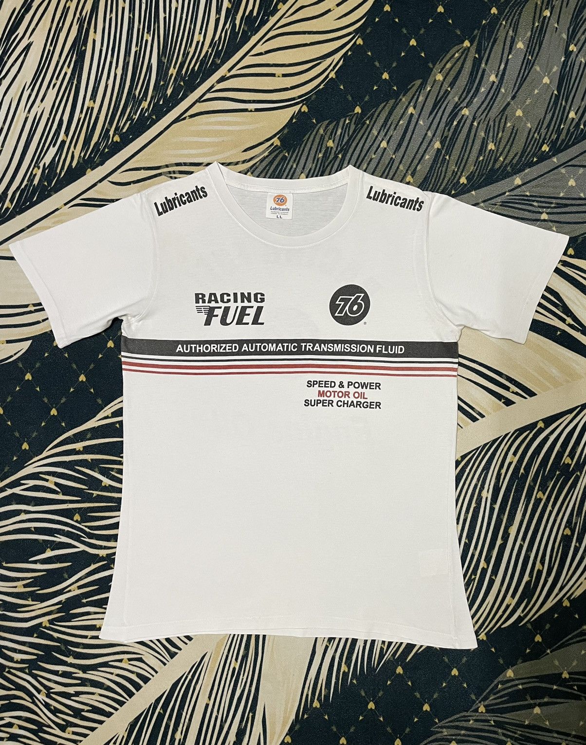 Japanese Brand × Vintage Vintage 76 Lubricant T-Shirt Size US XL / EU 56 / 4 - 1 Thumbnail