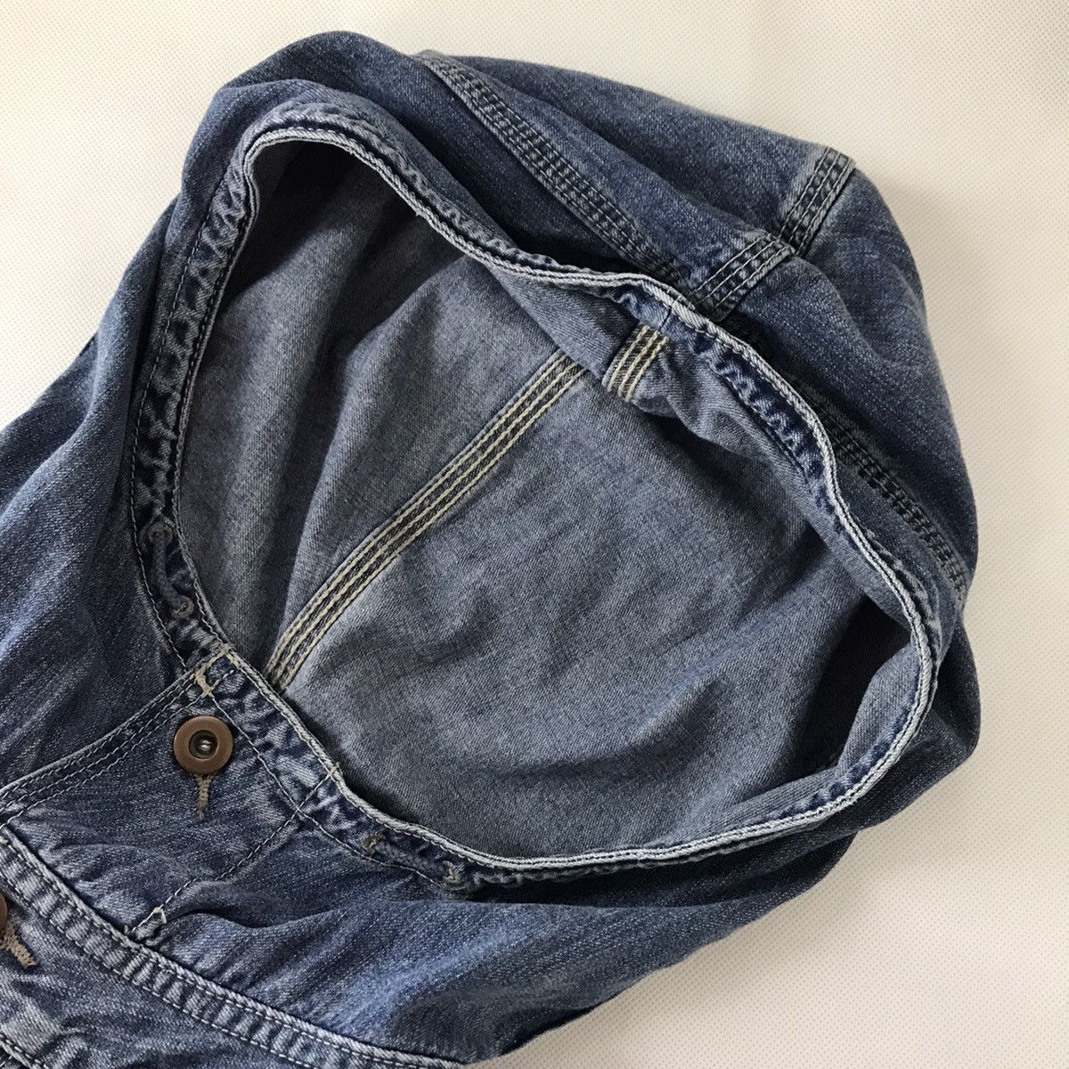Gap Best offer🔥Gap 1969 Button Hoodies Denim Jacket Size US M / EU 48-50 / 2 - 9 Thumbnail