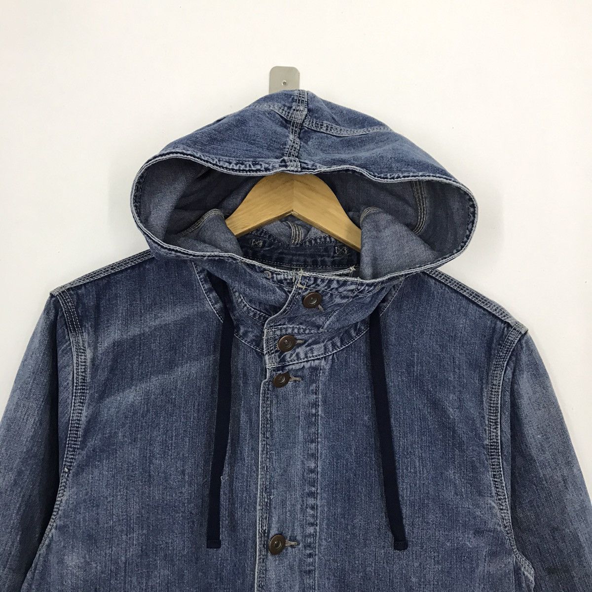 Gap Best offer🔥Gap 1969 Button Hoodies Denim Jacket Size US M / EU 48-50 / 2 - 2 Thumbnail