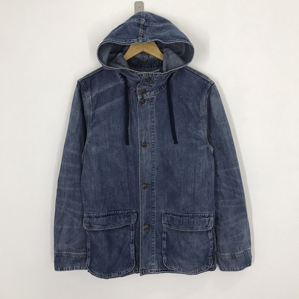 Gap Best offer🔥Gap 1969 Button Hoodies Denim Jacket Size US M / EU 48-50 / 2 - 1 Thumbnail