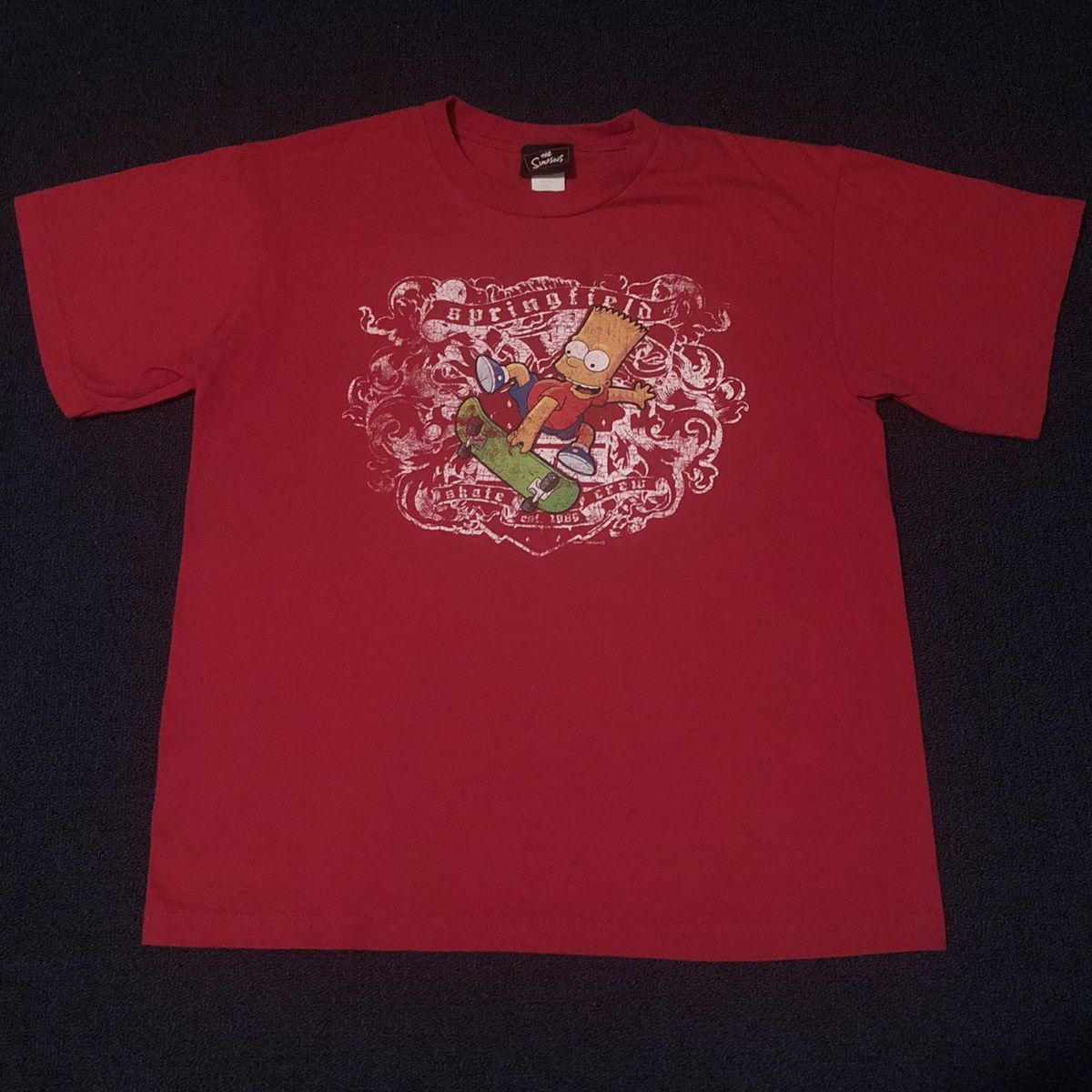 The Simpsons × Vintage Vintage Y2K The Simpsons Bart Simpson Skate Crew Graphic Tee Size US S / EU 44-46 / 1 - 3 Thumbnail