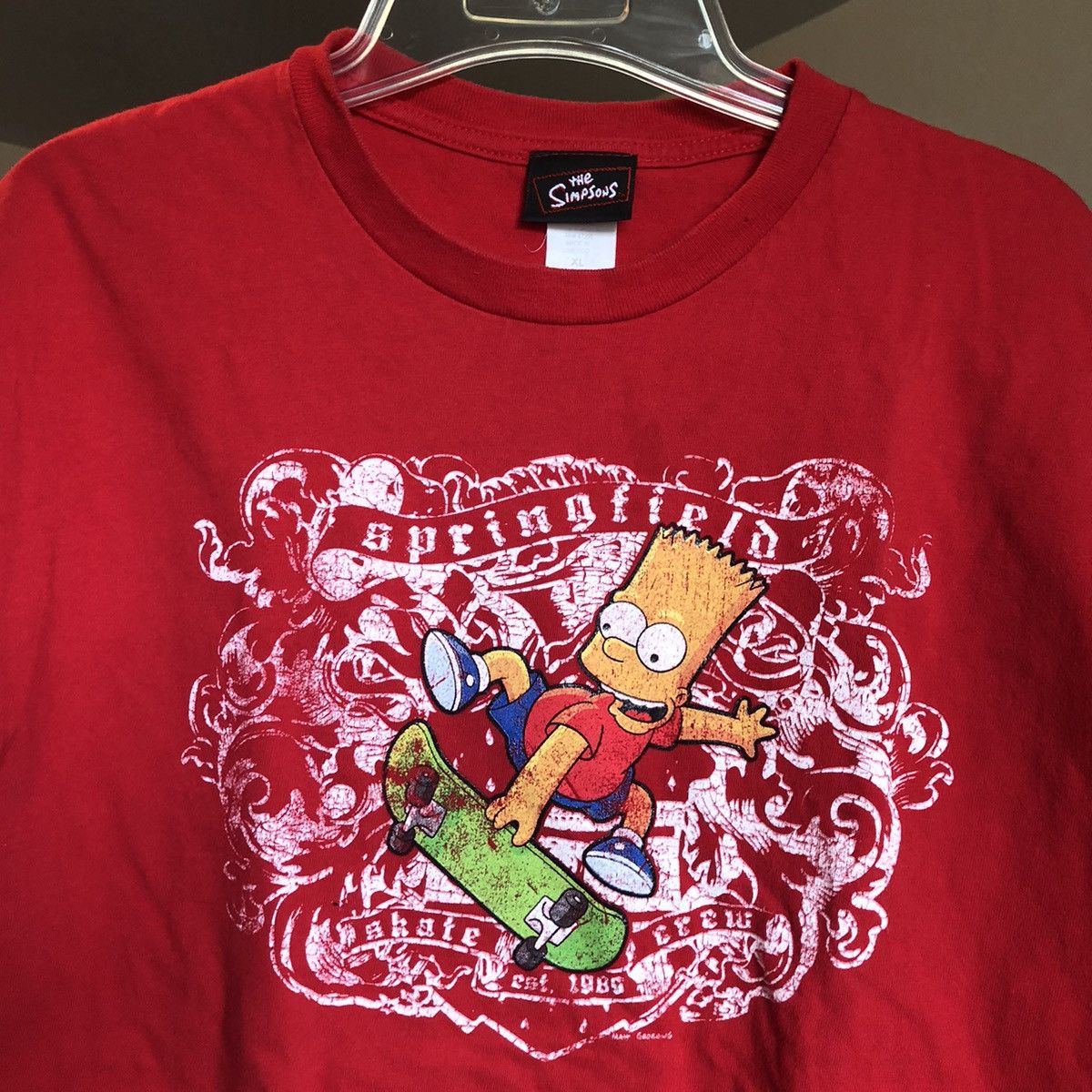 The Simpsons × Vintage Vintage Y2K The Simpsons Bart Simpson Skate Crew Graphic Tee Size US S / EU 44-46 / 1 - 1 Thumbnail